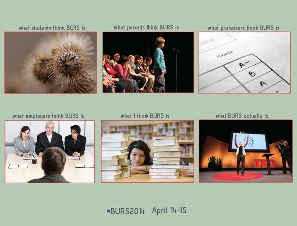 BelmontUniv's tweet photo. #BURS2014 is next week! See student research and get AL convo credit. http://t.co/MpIFF3UHkB