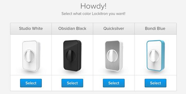 EGadget24's tweet image. Shipping to First Backers Now
Backordered May 2014
Pre-Order for for $179
#Lockitron
@lockitron