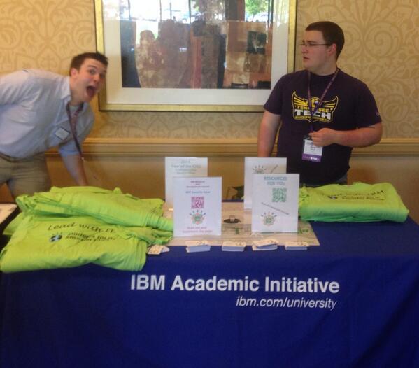 WiCyS2014's tweet photo. Excited to have @IBM at #wicys2014 http://t.co/jGA3XCceod
