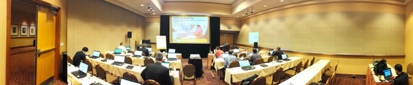 WSS_global's tweet image. RT @SAPSocial: Panorama photo of #SAPJam hands-on labs last week at #CRM2014, taken by Jeff Gan (@whomesocial)