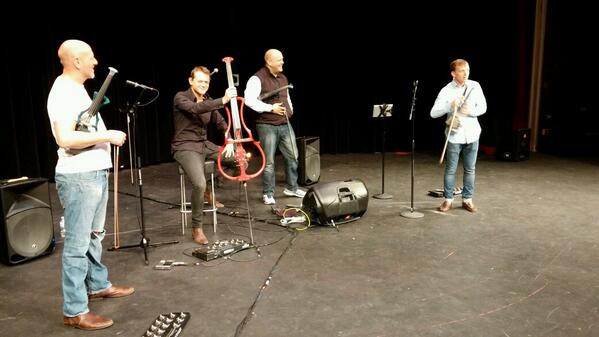 DphamMusic's tweet image. Stringfever starting their workshop at PHS! #Stringfever