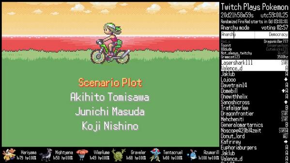 Pkmntwitchplays's tweet photo. we did it #twitchplayspokemon http://t.co/COYDxq6yzR”