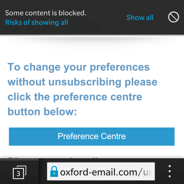 giddy_upp's tweet photo. I just unsubscribed to Scarborough Town Centre's mailing list. #questionabledecisions #regrets http://t.co/Te5IffUjnn