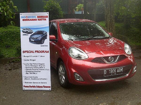 Jual Cepat All New Nissan March,Cukup Dp 23 jtan saja Type 1.2 MT,Unit Terbatas,info ahmad nissan bandung 02292080533