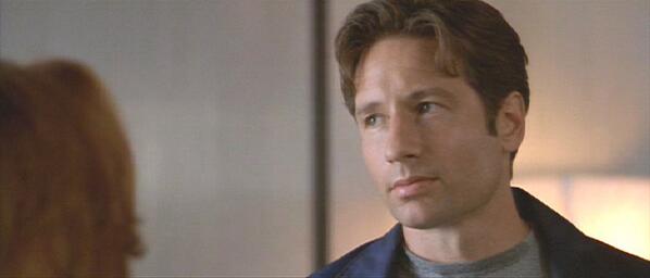 Mulder: "Well you've never seen me panic. When I panic I make this face."