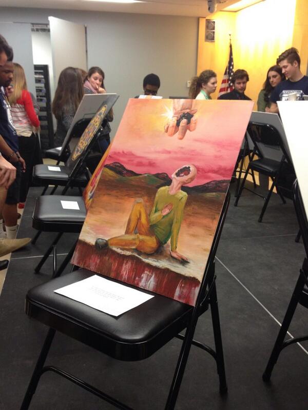 happyhannahkah's tweet image. Really putting the "art" in Barton. Way to go @TKCBarton! #InterregnumX