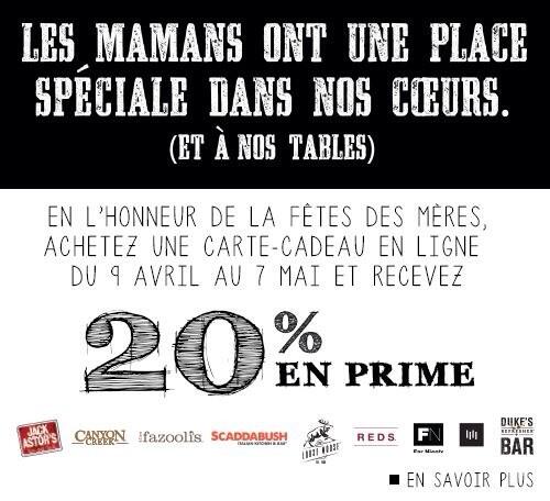 JackAstorsQC's tweet photo. Elle t'a élevé. Elle t'a nourri. Elle a pris soin de toi. Rends lui la pareille à la Fête des Mères. http://t.co/8C641zwrsM