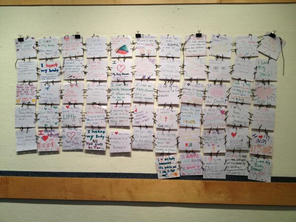 UCBodyProject's tweet image. What we love about our bodies!