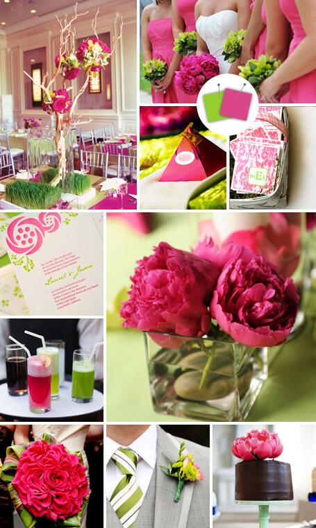 mannasunevents's tweet image. Try #ContrastColor for your wedding to make a surprising effect! #HotPink #GrassyGreen