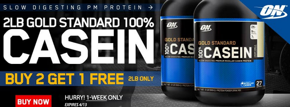 BBcomDeals's tweet photo. Best #deal on the site? @Team_Optimum
 Buy 2 Get 1 #FREE #Casein Slow digeting #protein  http://t.co/jZrHkZigwM http://t.co/QoL3QivZZy