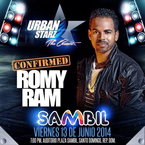 JSilverioGreen's tweet photo. Urban Starz -13 de Junio -Romy Ram &amp; Band en Sambil @AllStarzM @RomyRam @Chris_Disla @ManuelSnare http://t.co/xyswkQdPc7