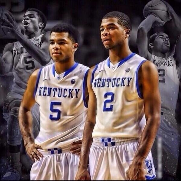 wildcatsby90's tweet photo. RT if you want @AaronICE2 and @DrewRoc5 to stay another year. #BBN http://t.co/NR9MO8ElKd