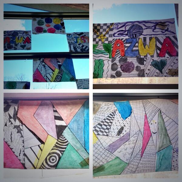 misskalamkarian's tweet image. Finished Product - Abstract Colour Wheel #science #lightunit #visualart #tdsb @TDSBGatewayPS