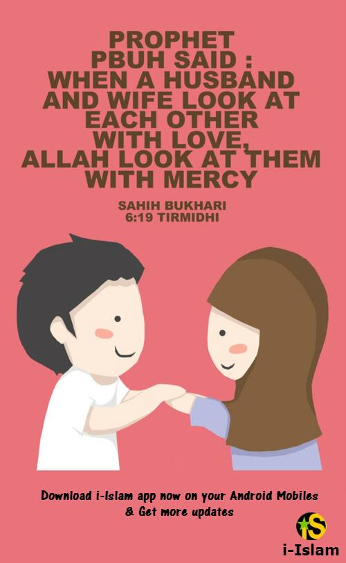 iIslamApp's tweet image. “When a husband and wife look at each other with love, Allah looks at both with Mercy” on.fb.me/1iwMdHr #islam