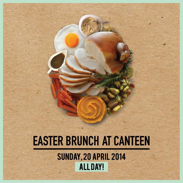 uniongroupjkt's tweet photo. Celebrate EASTER BRUNCH at Canteen with a hearty carving of Turkey by Chef Chris Moes. Sunday, 20th April 2014 http://t.co/BQZdsh36eZ