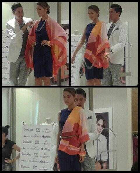StileMagazine's tweet photo. Jugando con Il foulard...@MaxMaraMexico S/S 2014 http://t.co/K87tACzHwf