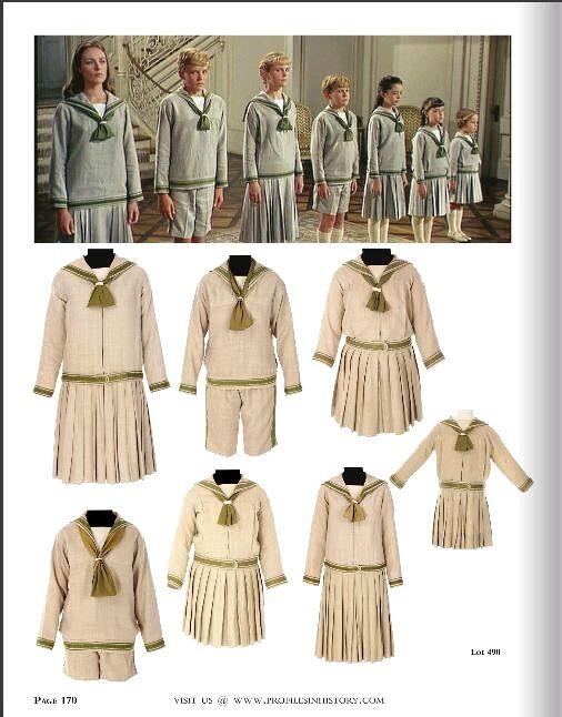 映画「サウンドオブミュージック」に登場するセーラー服 