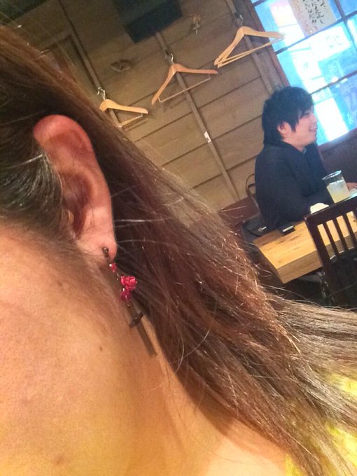 ピアス貰った（≧&nabla;≦） http://t.co/jXNixbmO5H<a href="/tag/%E3%81%8A%E3%81%98%E3%83%A2%E3%83%B3"class="tags"><span>#おじモン</span></a>