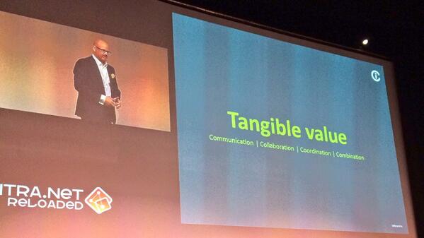 dariusmiranda's tweet image. #intrel14 @for_desire_it discusses #TangibleValue: Comminication | Collaboration | Coordination | Combination