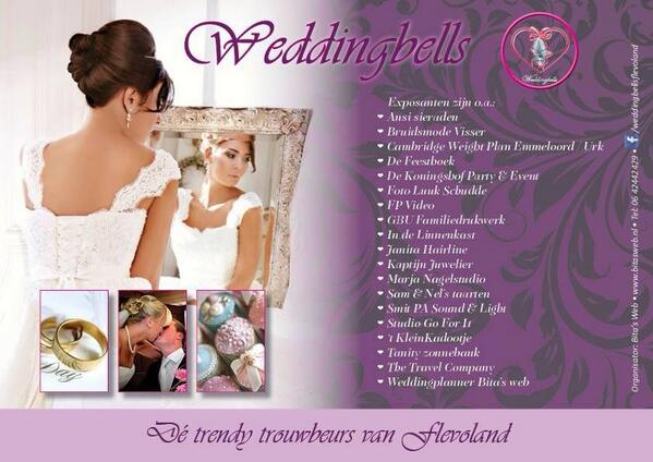Nog precies een maand en dan staan wij klaar met de meest exclusieve Weddingshow op de trouwbeurs #weddingbells
