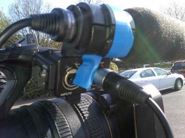 DavidTWilcock's tweet image. Truth in the adage: if it moves and it isn't supposed to, use tape. #fieldrepairs