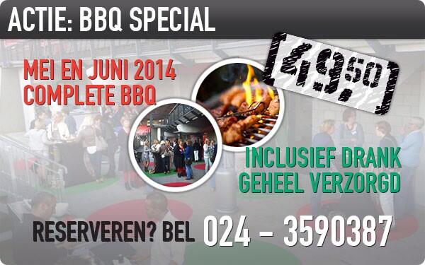 De zomer komt eraan! In mei &amp; juni kun je barbecuen langs het veld van de Goffert. Meer info? nec-horeca.nl!