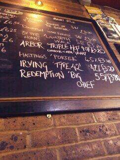 Today's Real Ales via #Pubcatcam

@RedemptionBrew  @ArborAles @bythehornsbrew @IrvingBrewingCo @hastingsbrewery