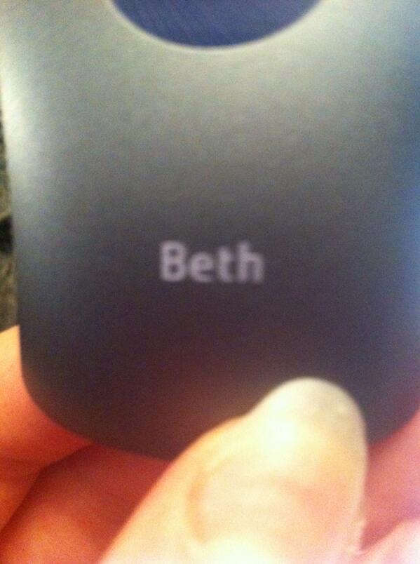 techwiz_beth's tweet image. Wow a personalised mouse! Thanks @Fujitsu_Global at #ISS2014