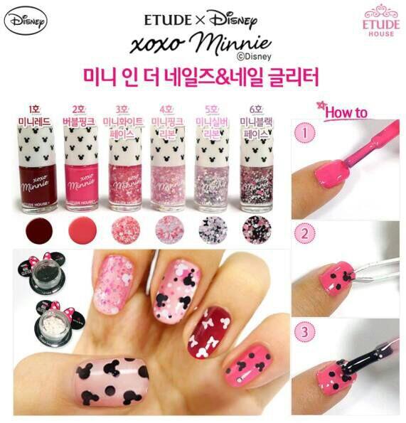 lebeuties's tweet image. Xoxo minnie nails av 3&amp;amp;6 ..  Contact line : beautyprettyshoppe or bb 28026314