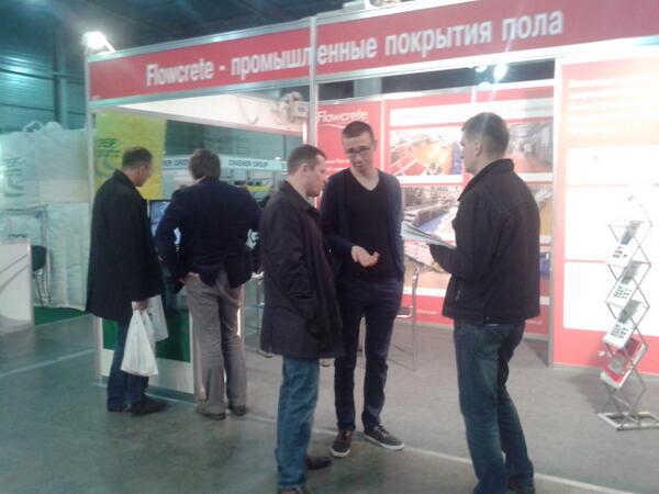 FlowcretePolska's tweet photo. Jesteśmy na targach sprzętu i technologii dla przemysłu spożywczego FoodTechMash 2014 w Kijowie. http://t.co/jj4YuPv1sv