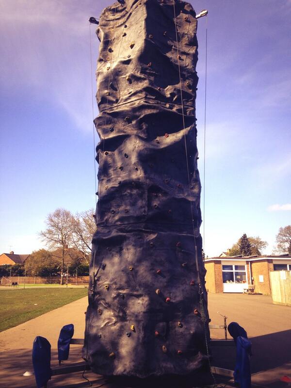 Prime__Sports's tweet image. Day 4 - climbing wall ready to go!!!