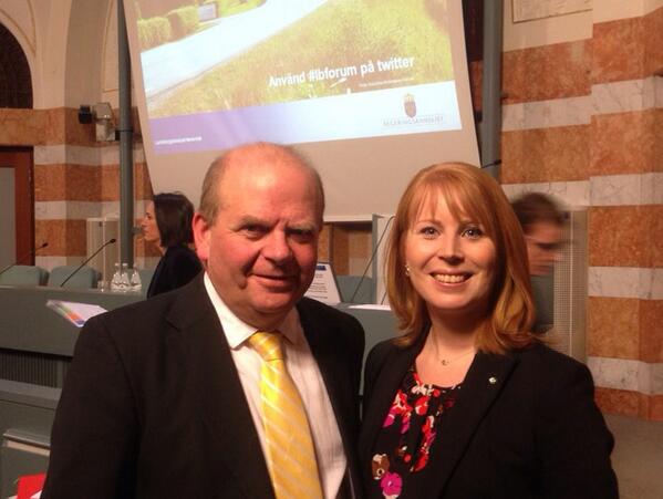annieloof's tweet photo. Idag äger regeringens femte landsbygdsforum rum och jag och Eskil har pratat om betydelsen av jobb. #lbforum http://t.co/PG6SYPenya