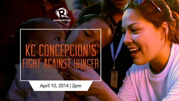 kristina's tweet image. ❤️ RT @MovePH: Missed the #HungerProject interview with @kc_concepcion? Watch it here: rplr.co/1i0uYlf