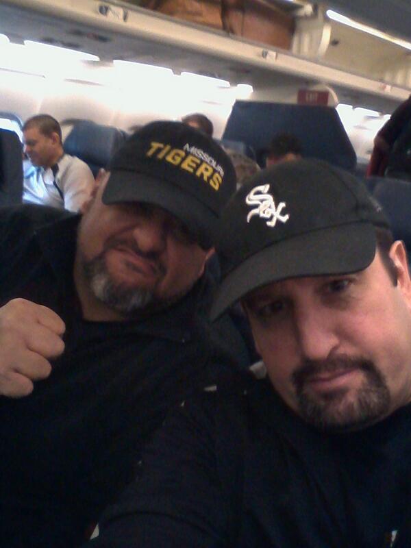 THETOMMYDREAMER's tweet photo. An Extreme selfie this early. Sitting next to the Human Suplex machine @OfficialTAZ He is sooo happy this morning http://t.co/Ie9myzzCXh