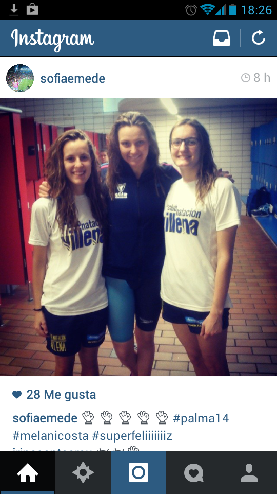Sofia Mari participa en el Open de España celebrado en Mallorca junto a Mireia Belmonte y Melani Costa entre otros