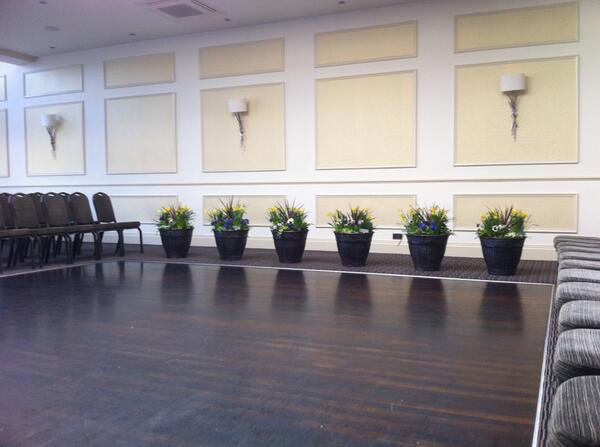 Our latest commercial project for The Lytham Fashion Week. We provided these stunning planters for the evening show.