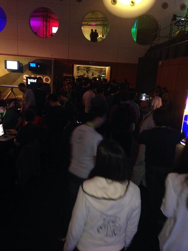 pontocom's tweet image. Another codebits queue... Lunch! #codebits2014