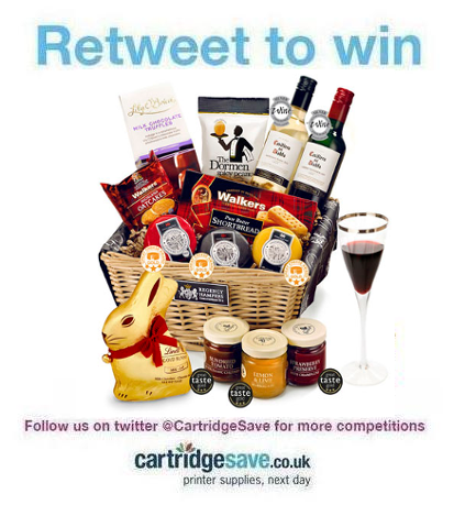 CartridgeSave's tweet photo. WIN a deluxe Easter hamper! RT by 16th April to win. T&amp;C's http://t.co/C4uPrOLePM  #competition http://t.co/hvAMhLq7zu