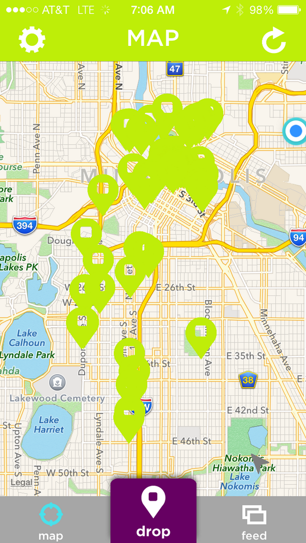 ShotputApp's tweet image. Lots of users dropping photos in the TCities! Download the app here dropadrop.com and join the fun!!