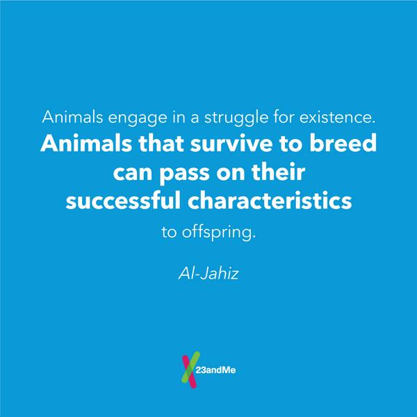 In 9th century Iraq, Al-Jahiz presented one of the first theories of biological #evolution. #TBT