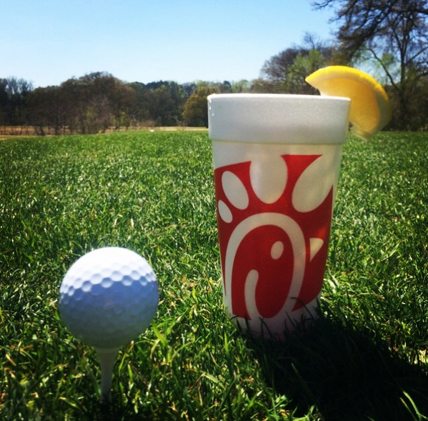 ChickfilA's tweet photo. It's Tea time. #Masters http://t.co/WuXB22BP3v