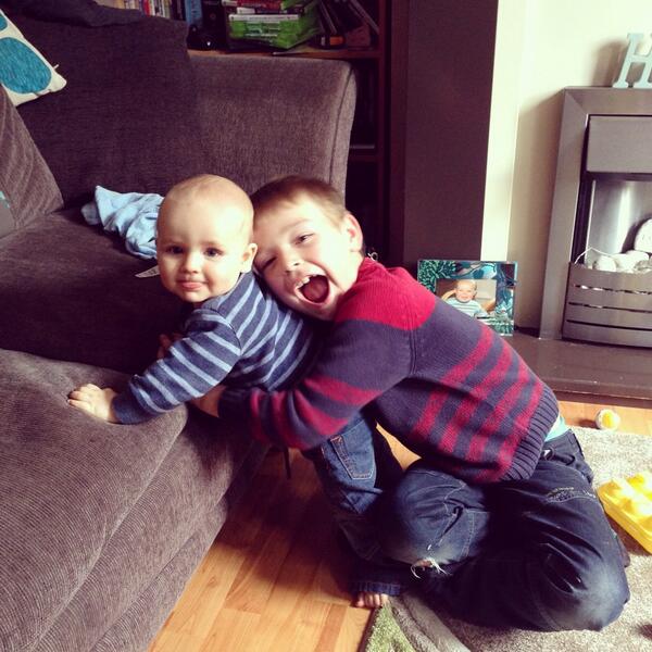 sweet_sumner's tweet image. He can't even crawl and he's pulling himself up! #cleverboy #pullingup