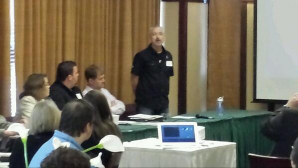 PerryChief's tweet image. Lee Coons shares his commercial experiences @ Bike Trail Tourism Conference@Hotel Pattee