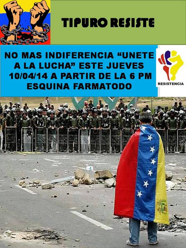 DiablaRoberta's tweet photo. @ciroramones,@trafficMATURIN Hoy Jueves 10/4/14 a partir de las 6 pm Esquina Farmatodo Tipuro. ASISTE http://t.co/iBFhJkV3QT