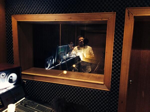 Got the incredible @fredwilliz in the studio today recording his winner single! Very exciting times!!