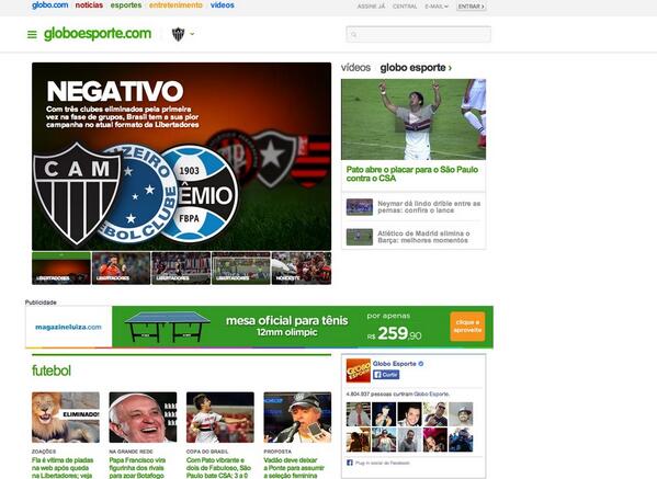 AtleticoFacts's tweet photo. Depois da conmebol, foi a vez da globo mostrar o quão conhecido é o escudo do Pirangui @fred_kong http://t.co/PvlJWCJOiF