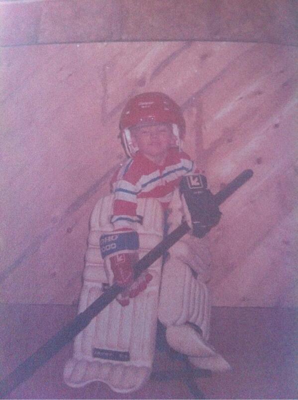 kaylafitz12's tweet photo. A little #tbt haha! #hockeystar @mccarthy_14 http://t.co/no7DPMmaSl