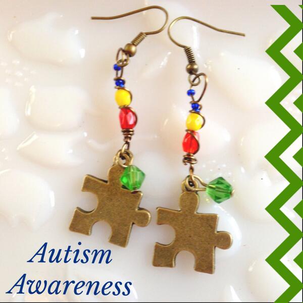 FunkyRelics's tweet image. $7 for these! Search Funky Relics on Facebook. #autismawareness #jewelry #autism #aspie #youmightbeanautismparentif