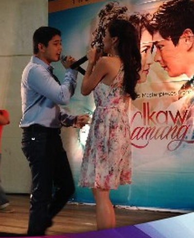 TeamCoKimChiuCo's tweet photo. Ikaw Lamang Soundtrack Launch in Trinoma!
Kim Chiu & Coco Martin
#KimCoco #CocoKim #ChiuCo
(Cto ABS-CBN) http://t.co/OSa2L0qKyO