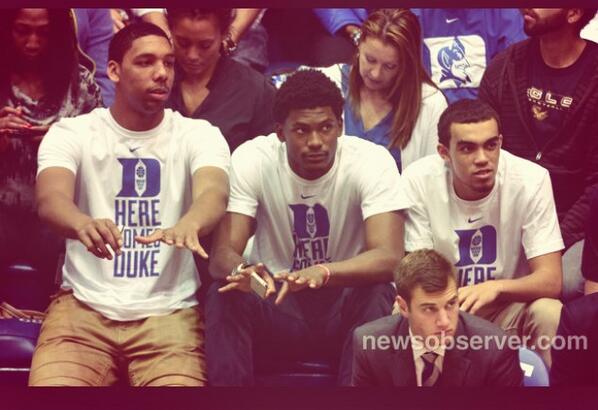 BlueDevilFamily's tweet image. Ready or not... Here they come! @BigJah22 @Chief_Justise @Tyusjones06